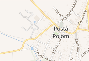 Hradecká v obci Pustá Polom - mapa ulice