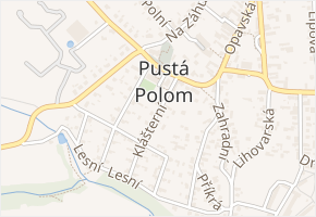 Klášterní v obci Pustá Polom - mapa ulice