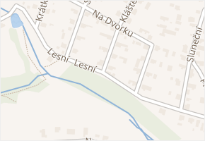 Lesní v obci Pustá Polom - mapa ulice