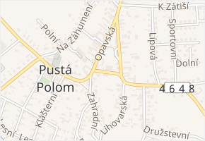 Opavská v obci Pustá Polom - mapa ulice