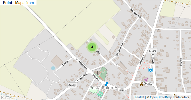Polní - mapa firem
