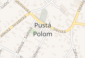 Pustá Polom v obci Pustá Polom - mapa části obce