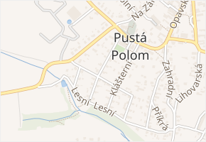 Sadová v obci Pustá Polom - mapa ulice