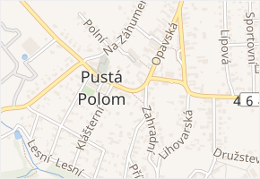 Slezská v obci Pustá Polom - mapa ulice