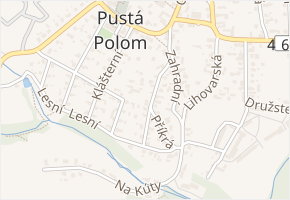 Sluneční v obci Pustá Polom - mapa ulice