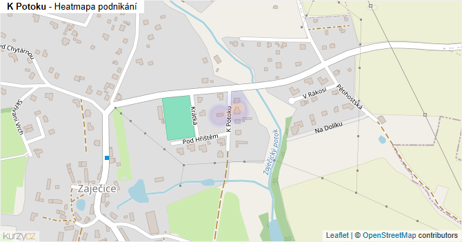 K Potoku - mapa podnikání