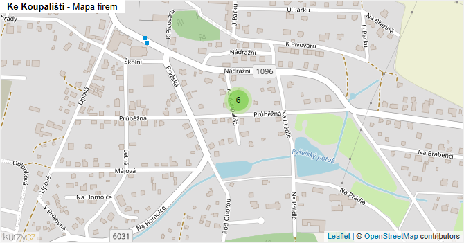Ke Koupališti - mapa firem
