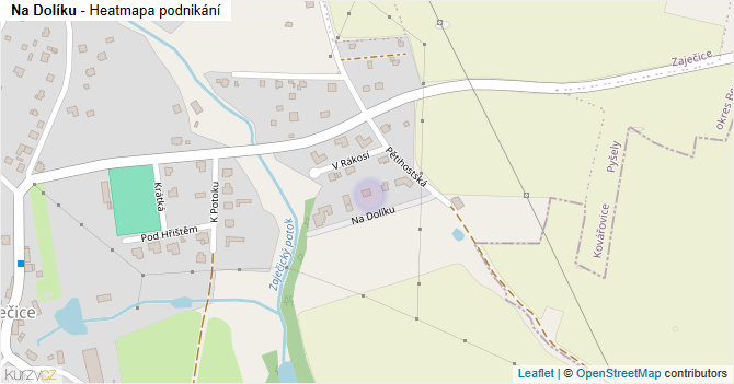 Na Dolíku - mapa podnikání