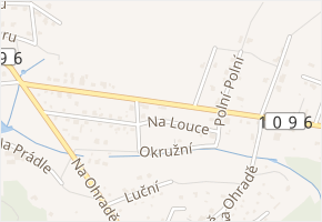 Na Louce v obci Pyšely - mapa ulice