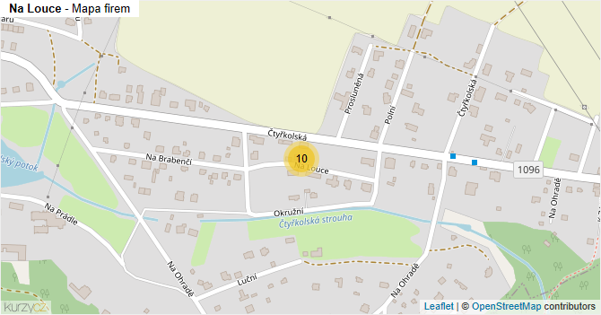 Na Louce - mapa firem