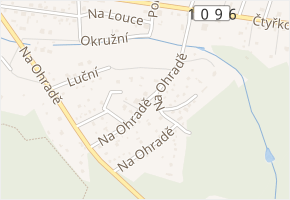 Na Ohradě v obci Pyšely - mapa ulice