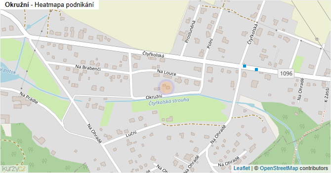 Okružní - mapa podnikání