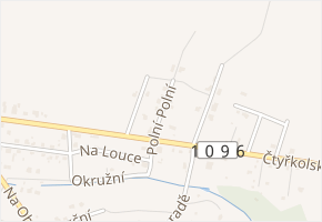 Polní v obci Pyšely - mapa ulice