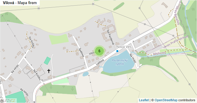 Vilová - mapa firem