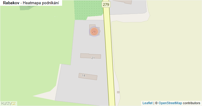 Rabakov - mapa podnikání