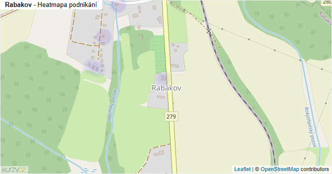 Rabakov - mapa podnikání