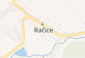 Račice v obci Račice-Pístovice - mapa části obce