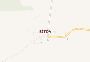 Bítov v obci Radenín - mapa části obce