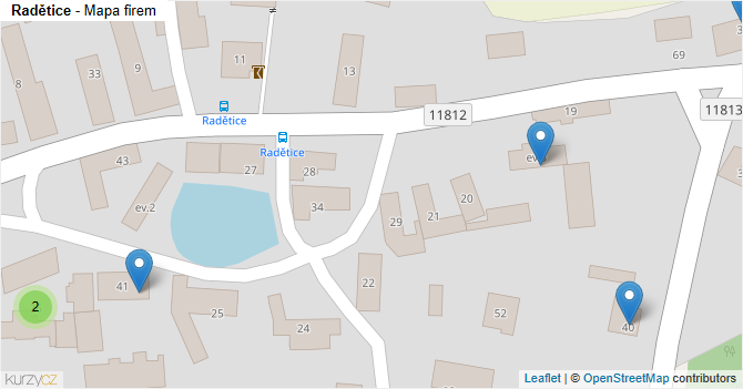 Radětice - mapa firem