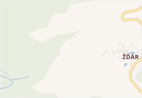Žďár v obci Radíč - mapa části obce