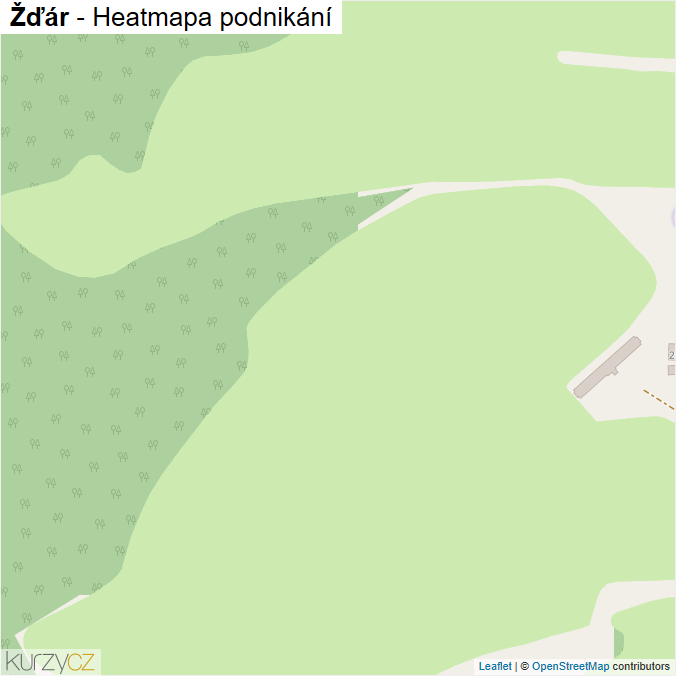 Mapa Žďár - Firmy v části obce.