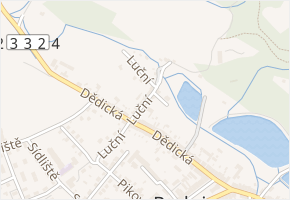 Luční v obci Radnice - mapa ulice