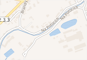 Na Potocích v obci Radnice - mapa ulice