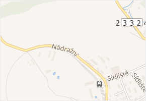 Nádražní v obci Radnice - mapa ulice