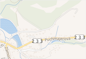 Pod Kalvarií v obci Radnice - mapa ulice