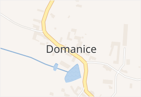 Domanice v obci Radomyšl - mapa části obce