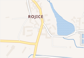 Rojice v obci Radomyšl - mapa části obce