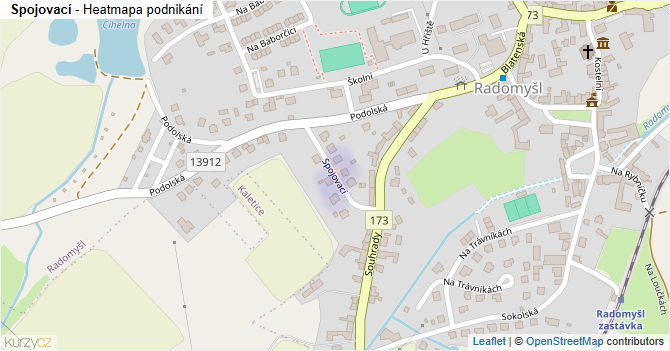 Spojovací - mapa podnikání