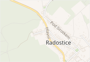 Vršovická v obci Radostice - mapa ulice