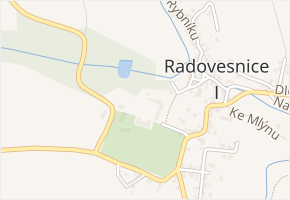 Fabrika v obci Radovesnice I - mapa ulice