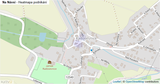 Na Návsi - mapa podnikání