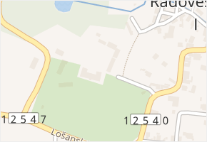 Ve Dvoře v obci Radovesnice I - mapa ulice