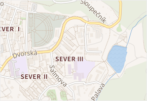 Absolonova v obci Rájec-Jestřebí - mapa ulice