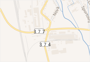 Spešovská v obci Rájec-Jestřebí - mapa ulice