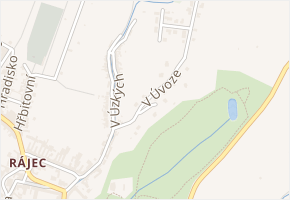 V Úvoze v obci Rájec-Jestřebí - mapa ulice