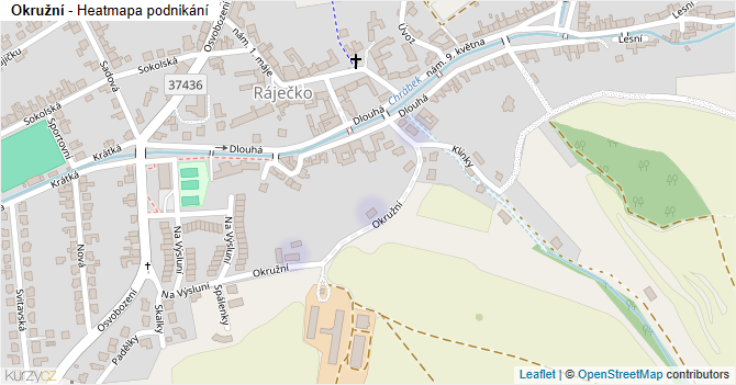 Okružní - mapa podnikání