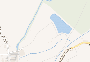 U pile v obci Rajhrad - mapa ulice