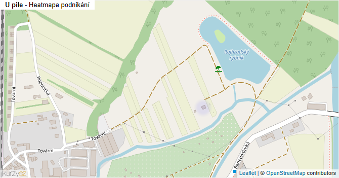 U pile - mapa podnikání