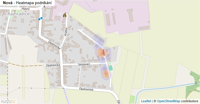 Nová - mapa podnikání