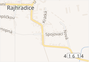 Opatovická v obci Rajhradice - mapa ulice