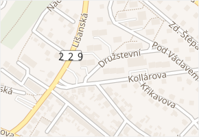 Družstevní v obci Rakovník - mapa ulice