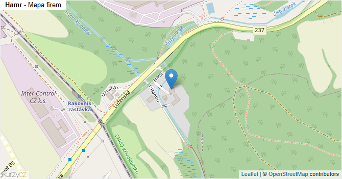 Hamr - mapa firem