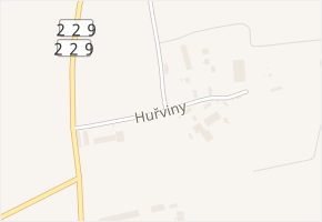 Huřviny v obci Rakovník - mapa ulice