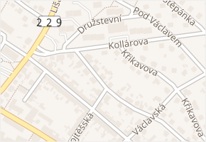 Kollárova v obci Rakovník - mapa ulice