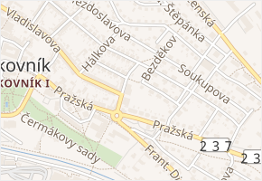 Kotkova v obci Rakovník - mapa ulice
