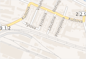 Krokova v obci Rakovník - mapa ulice